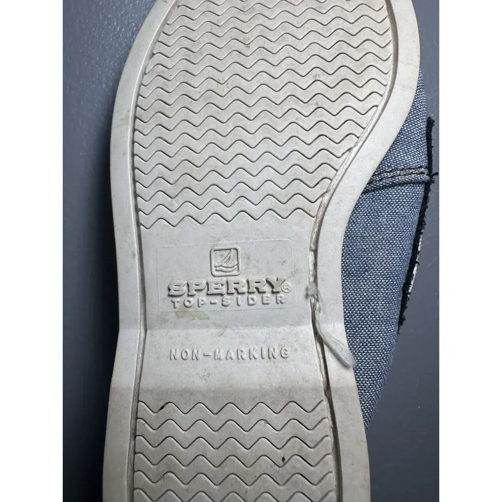 Sperry Top Sider Toddler Boys Tuck Junior Boat‎ Shoes Denim Navy 9 Toddler